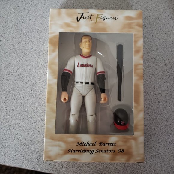 (5/$20) Michael Barrett Harrisburg Senators 98 Baseball - Picture 6 of 7